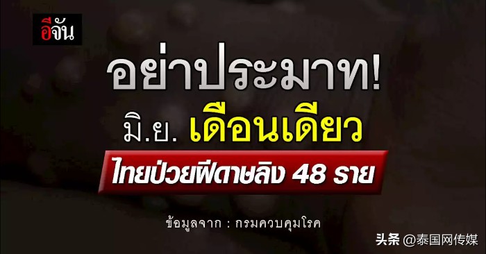 骄傲月后泰国猴痘患者激增至近百例！多数为男同群体！